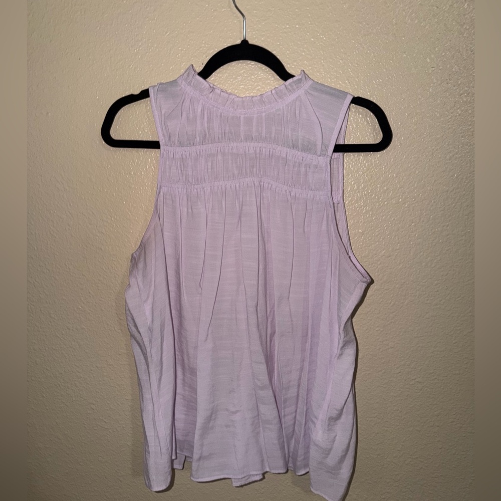 Nine West Sleeveless Purple Top